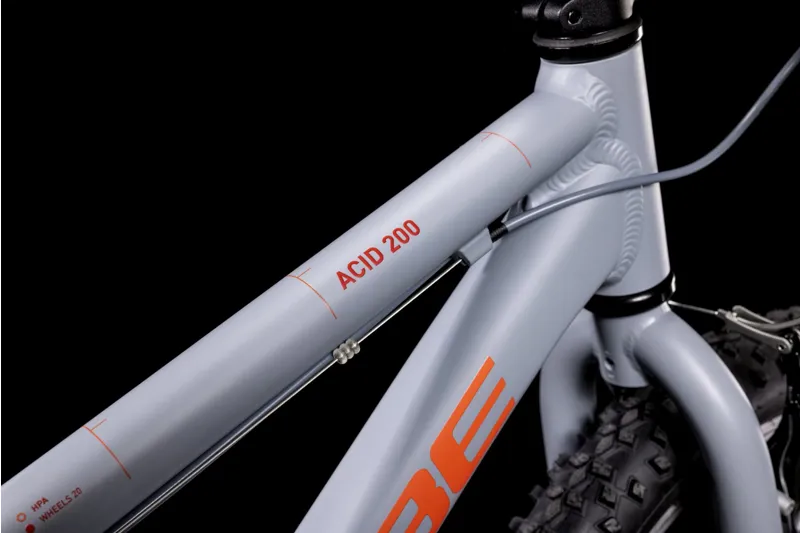 Cube Acid 200 Kids Bike in Grey/Red -4